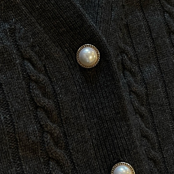 Sandro Wool cardigan with pearl buttons - Picture 13 of 14